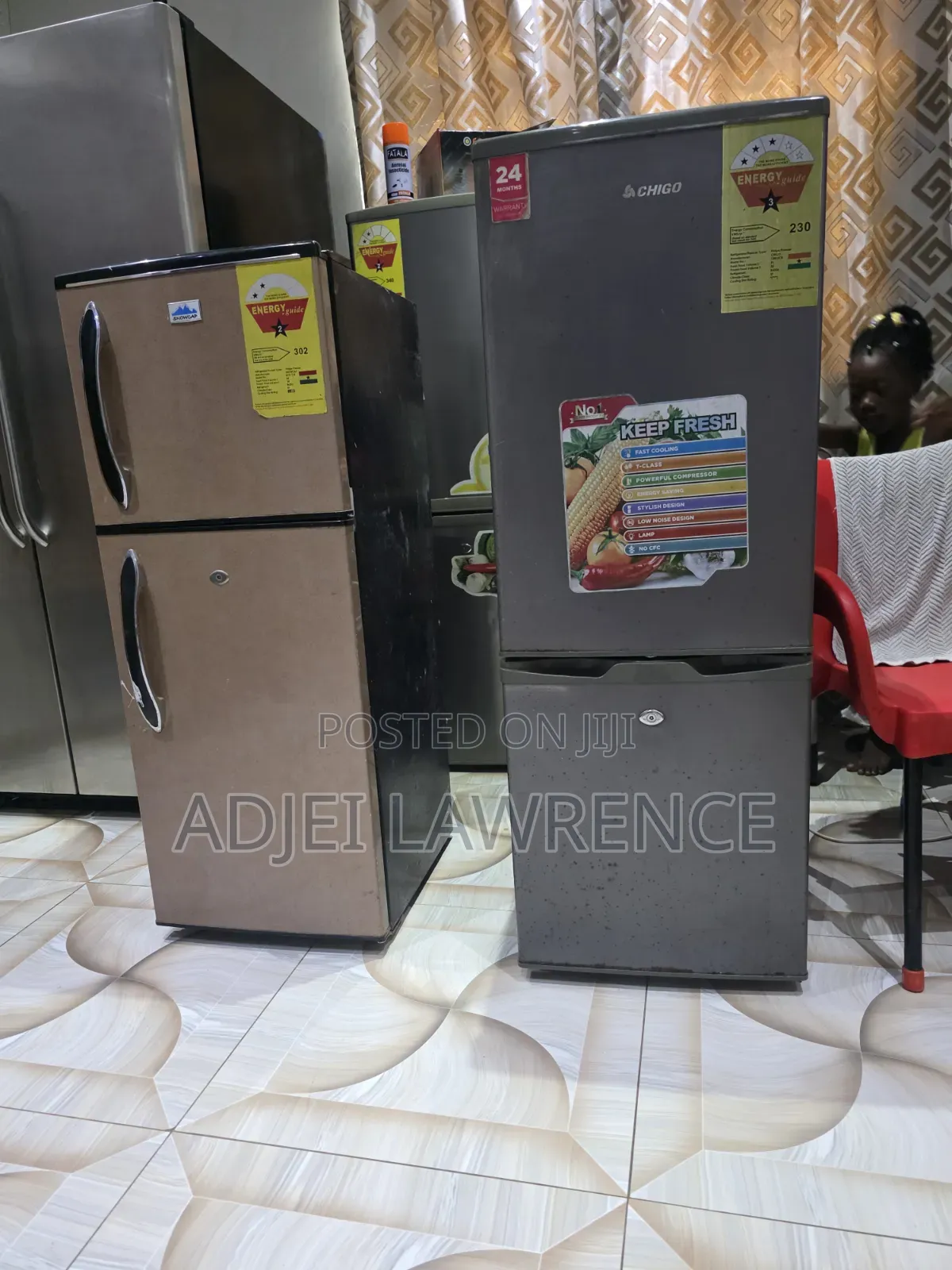Chigo Double Door Fridge