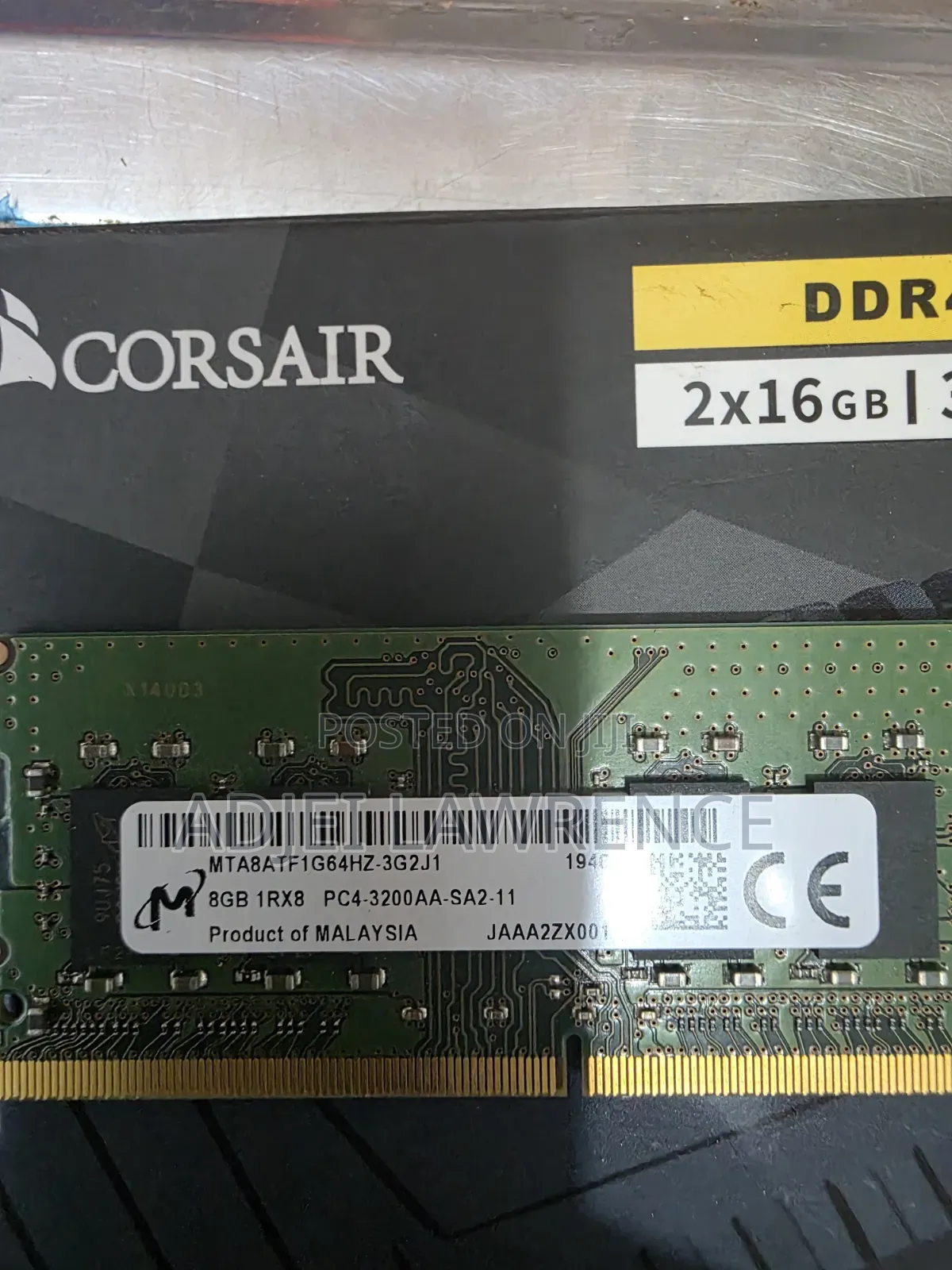 Desktop Ddr4 32GB 3200mhz Ram