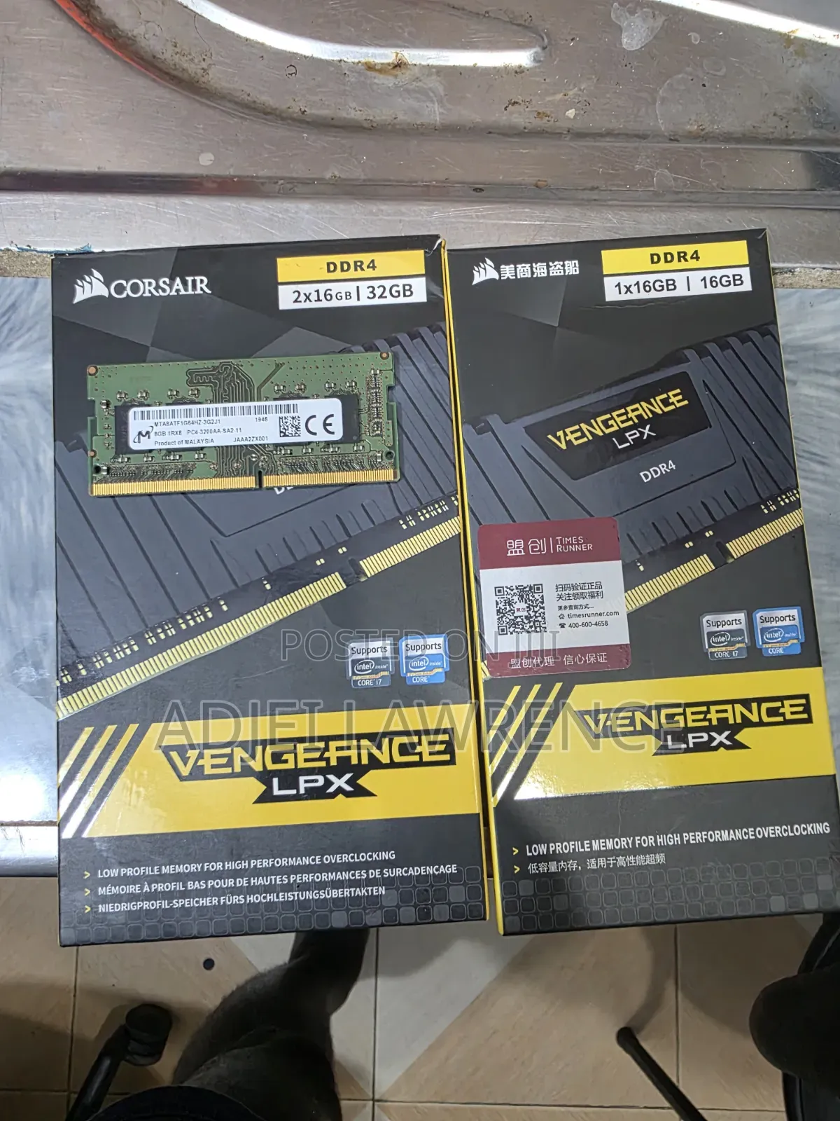 Desktop Ddr4 32GB 3200mhz Ram