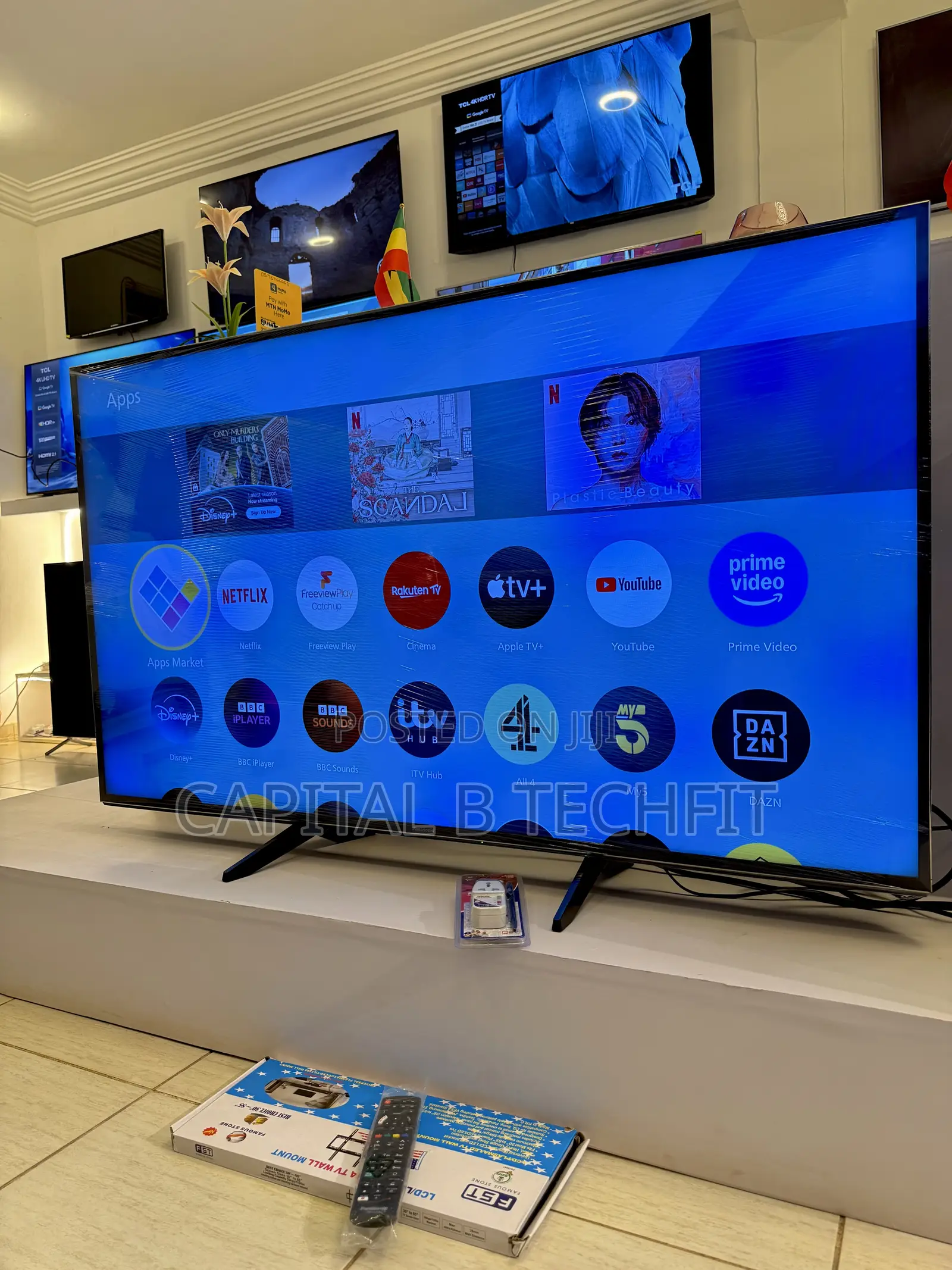 65inches Full Digital Satellite 4k UHD HDR SMART PANASONIC TV