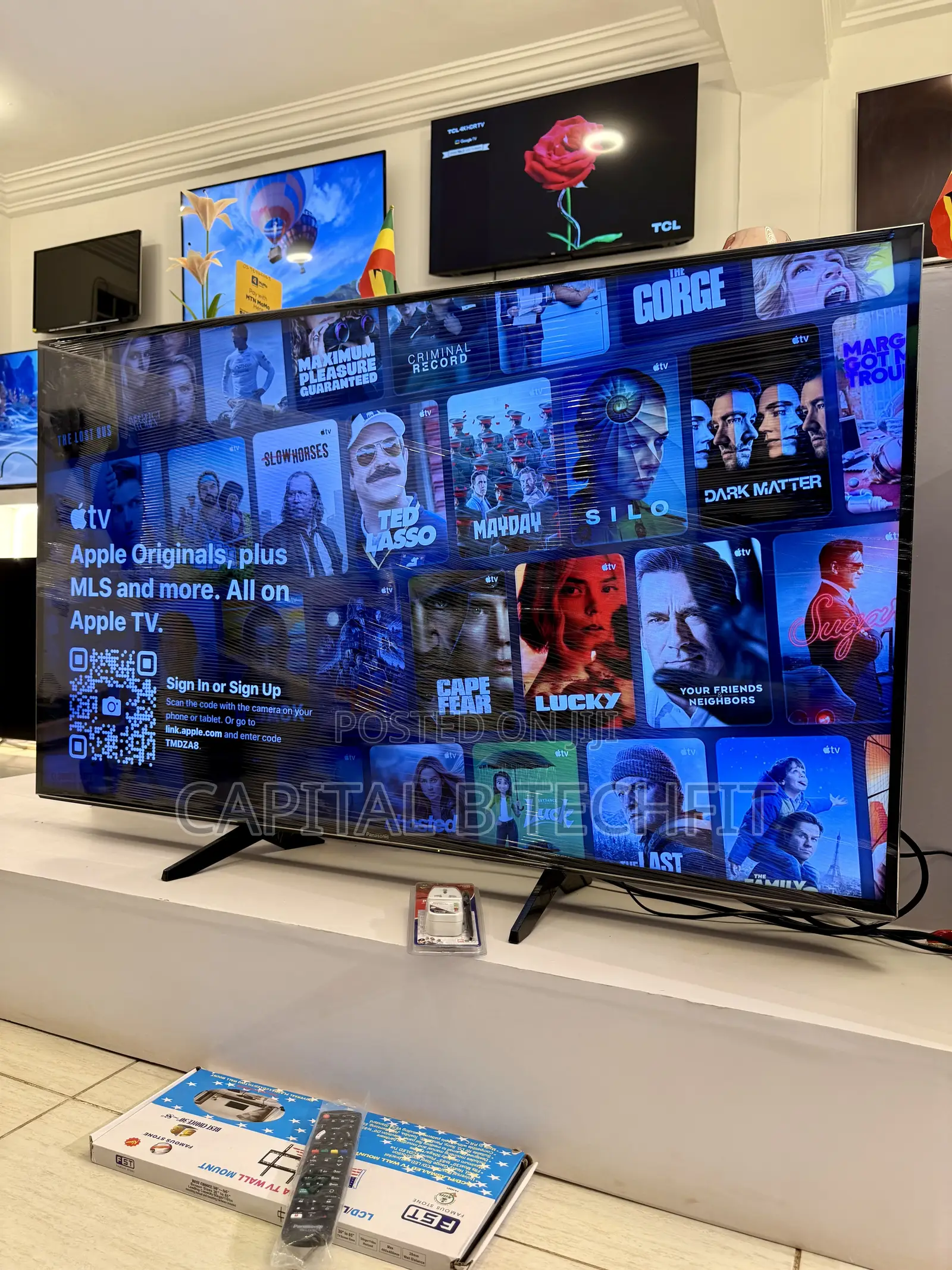 65inches Full Digital Satellite 4k UHD HDR SMART PANASONIC TV