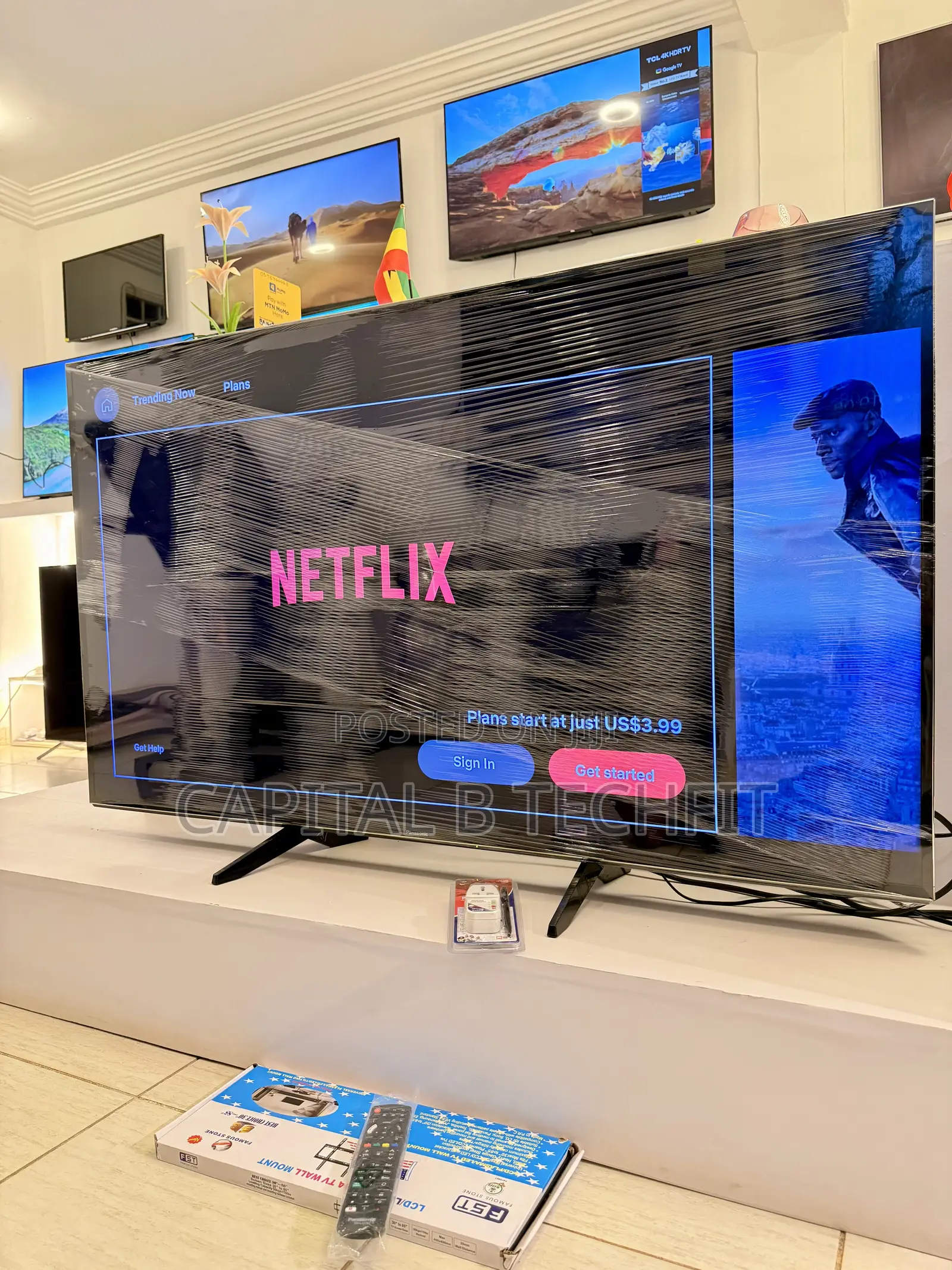 65inches Full Digital Satellite 4k UHD HDR SMART PANASONIC TV
