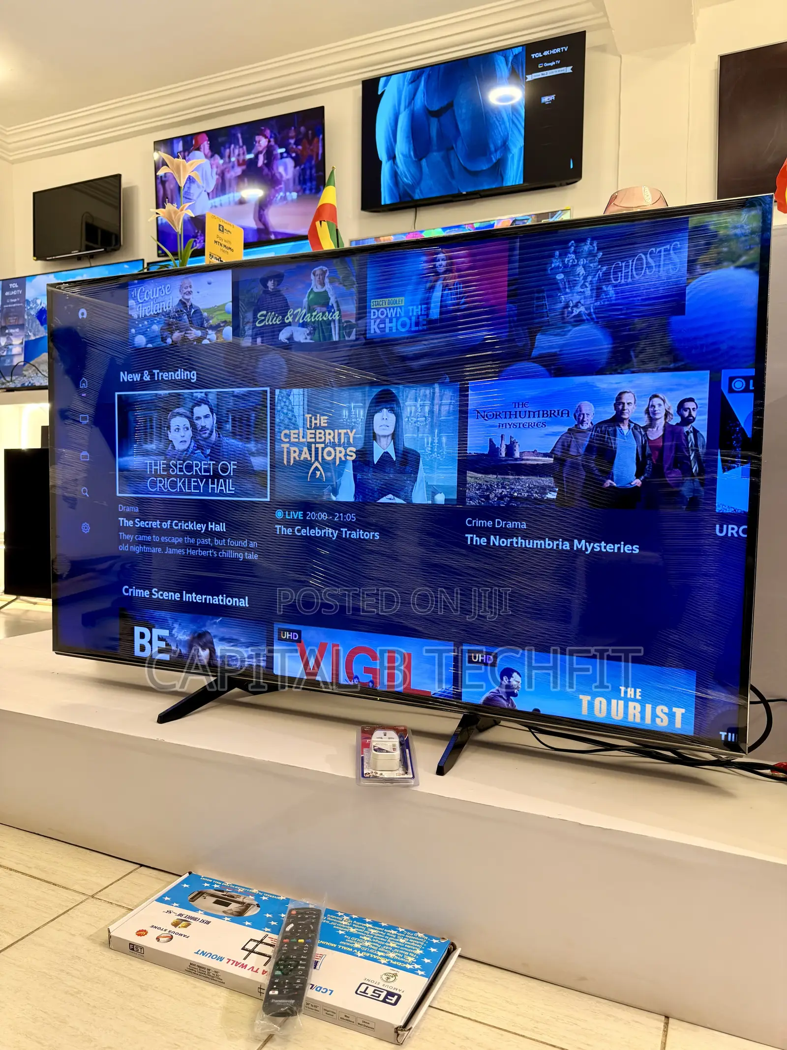 65inches Full Digital Satellite 4k UHD HDR SMART PANASONIC TV