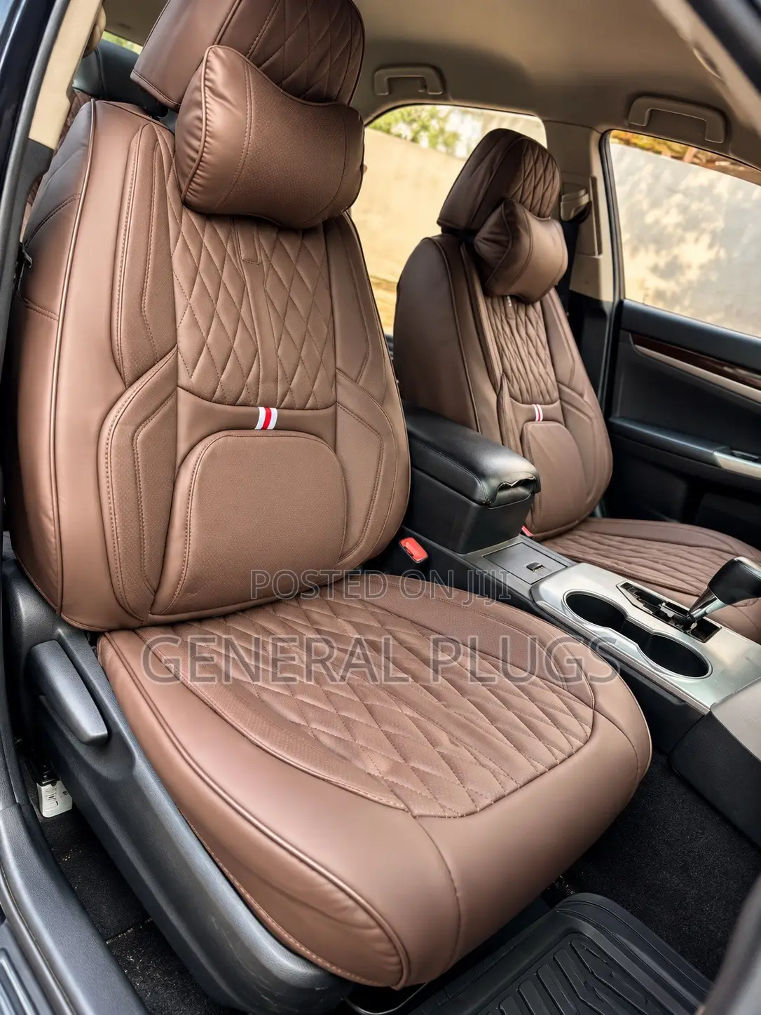 Luxury 5 Seater Genuine Universal Leather Front & Back Car Seat Covers