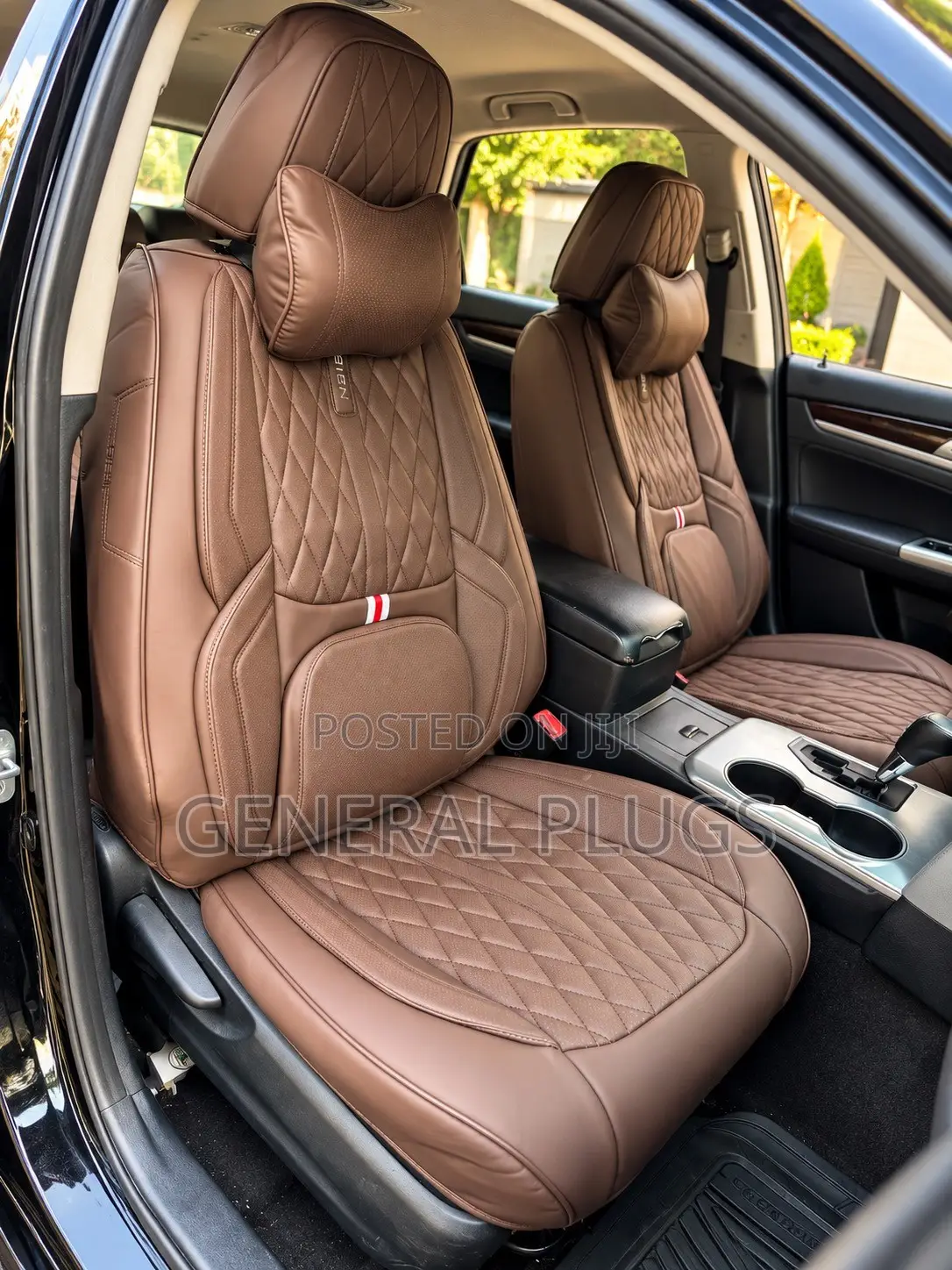 Universal Original Leather 5 Seater Front & Back Car Seat Covers