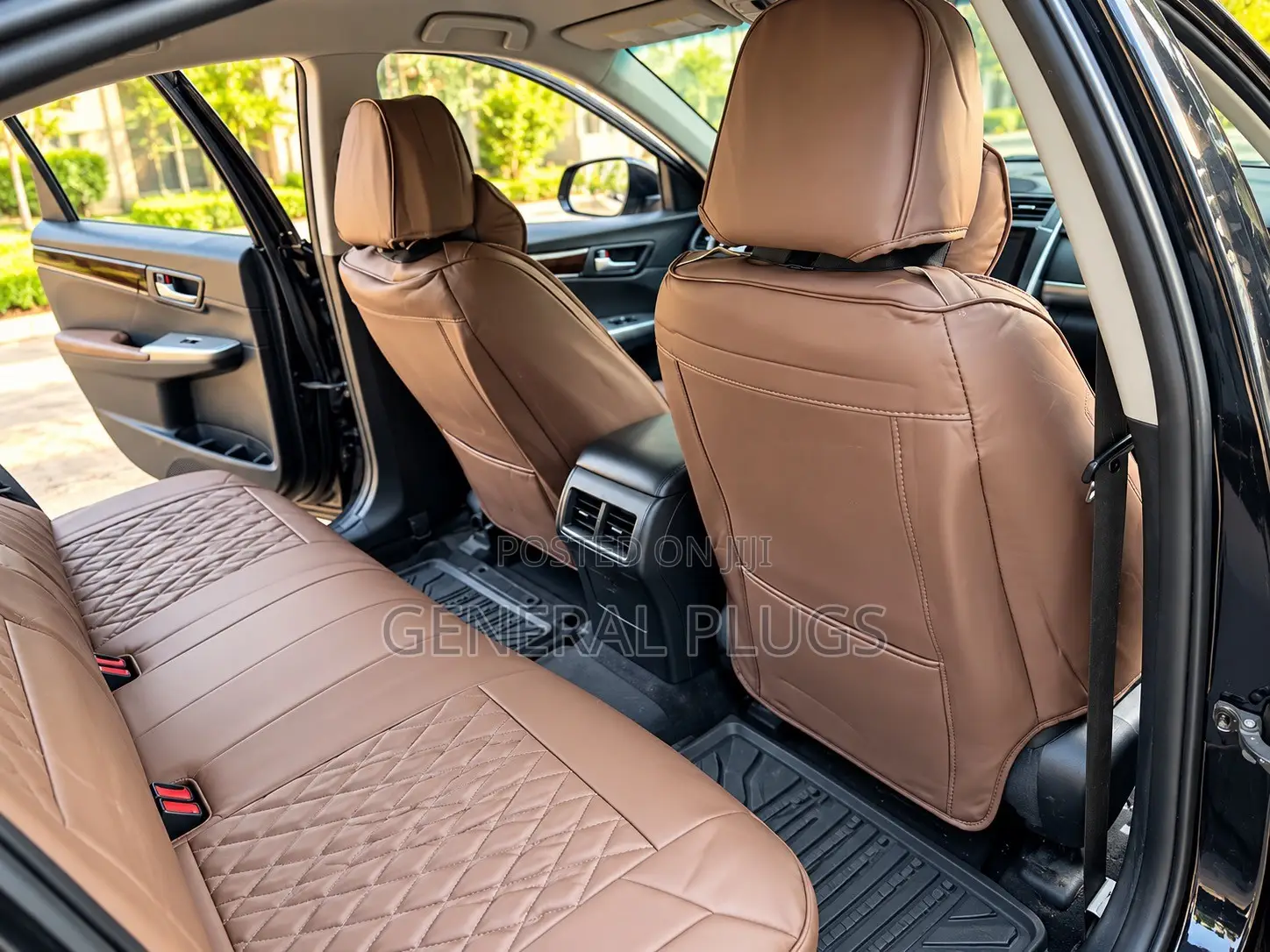 Premium Genuine Leather 5 Seater Universal Car Seat Covers