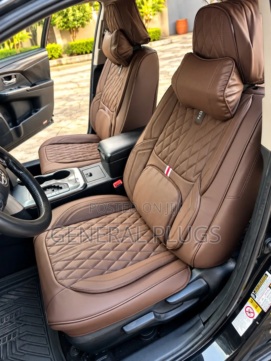 Premium Genuine Leather 5 Seater Universal Car Seat Covers