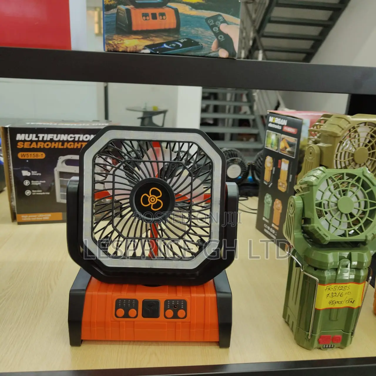 Great Performance & Affordable 4-Speed Multipurpose Rechargeable Fan