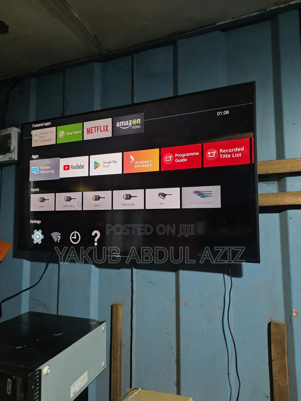 55 Inches Android 4k Sony TV Digital Satellite