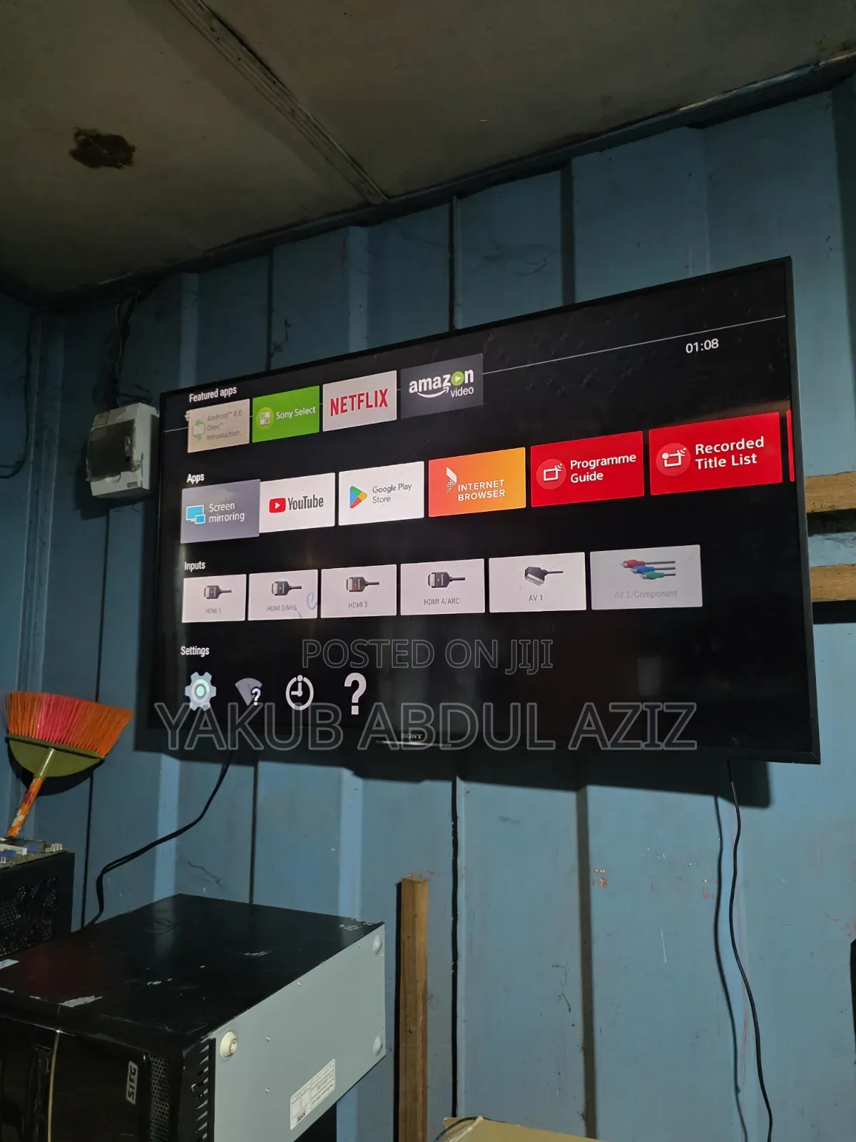 55 Inches Android 4k Sony TV Digital Satellite