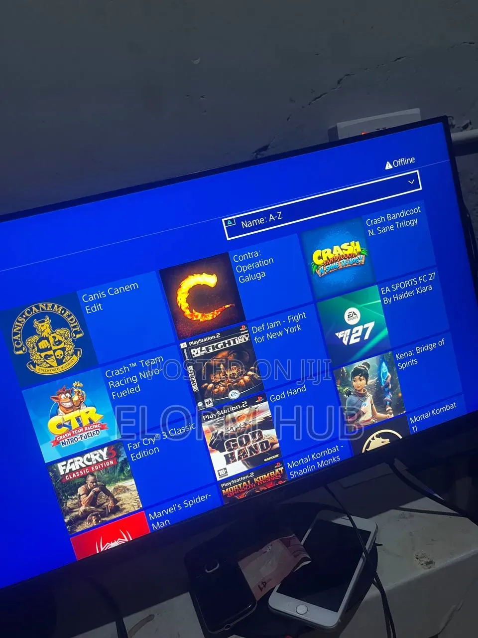 PS4 Slim Jailbreak With 19 Games 2 Controllers