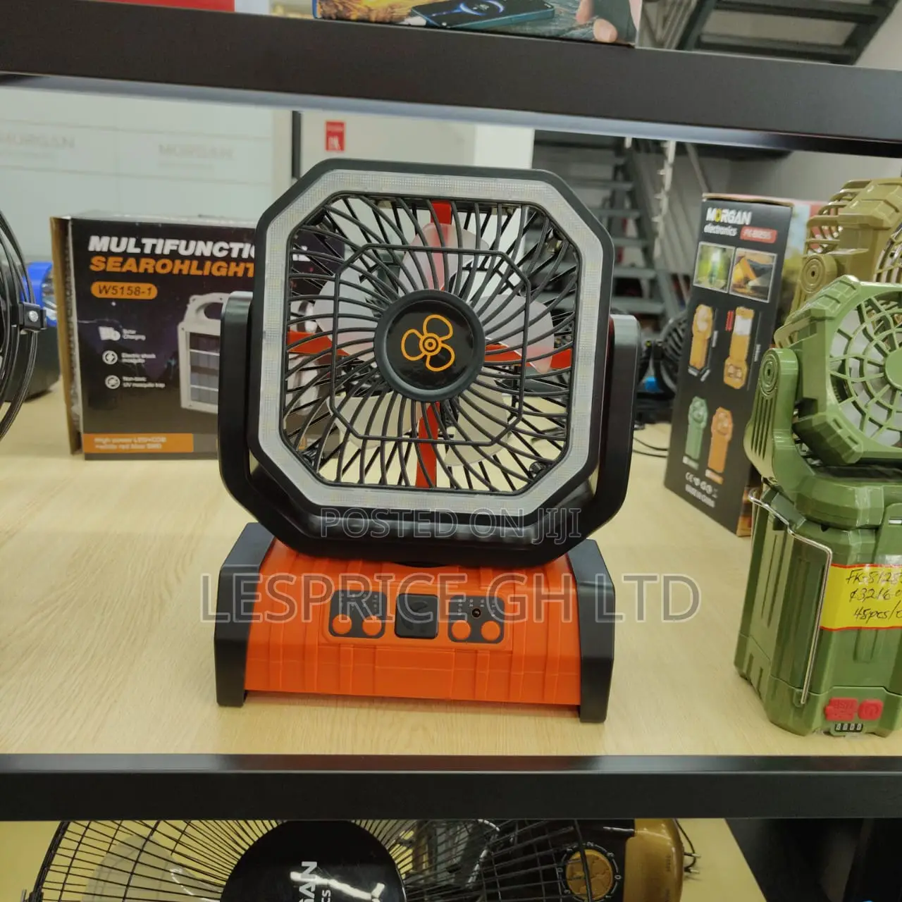 Ever Reliable 4-Speed Morgan Multipurpose Rechargeable Fan