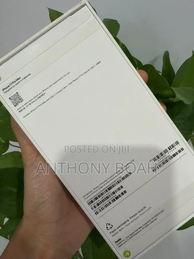New Apple iPhone 17 Pro Max 1 TB Orange