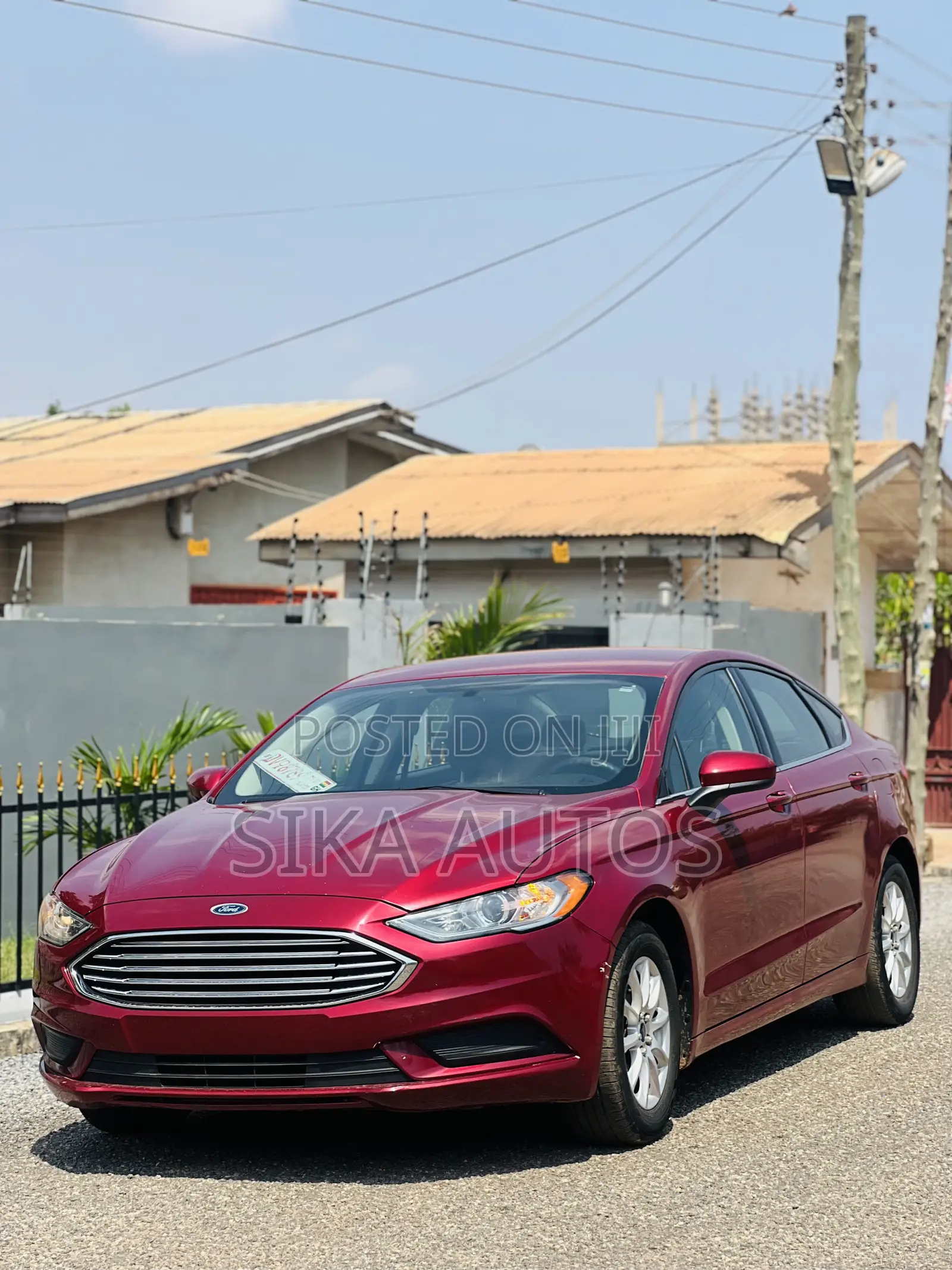 Ford Fusion SE AWD 2017 Red