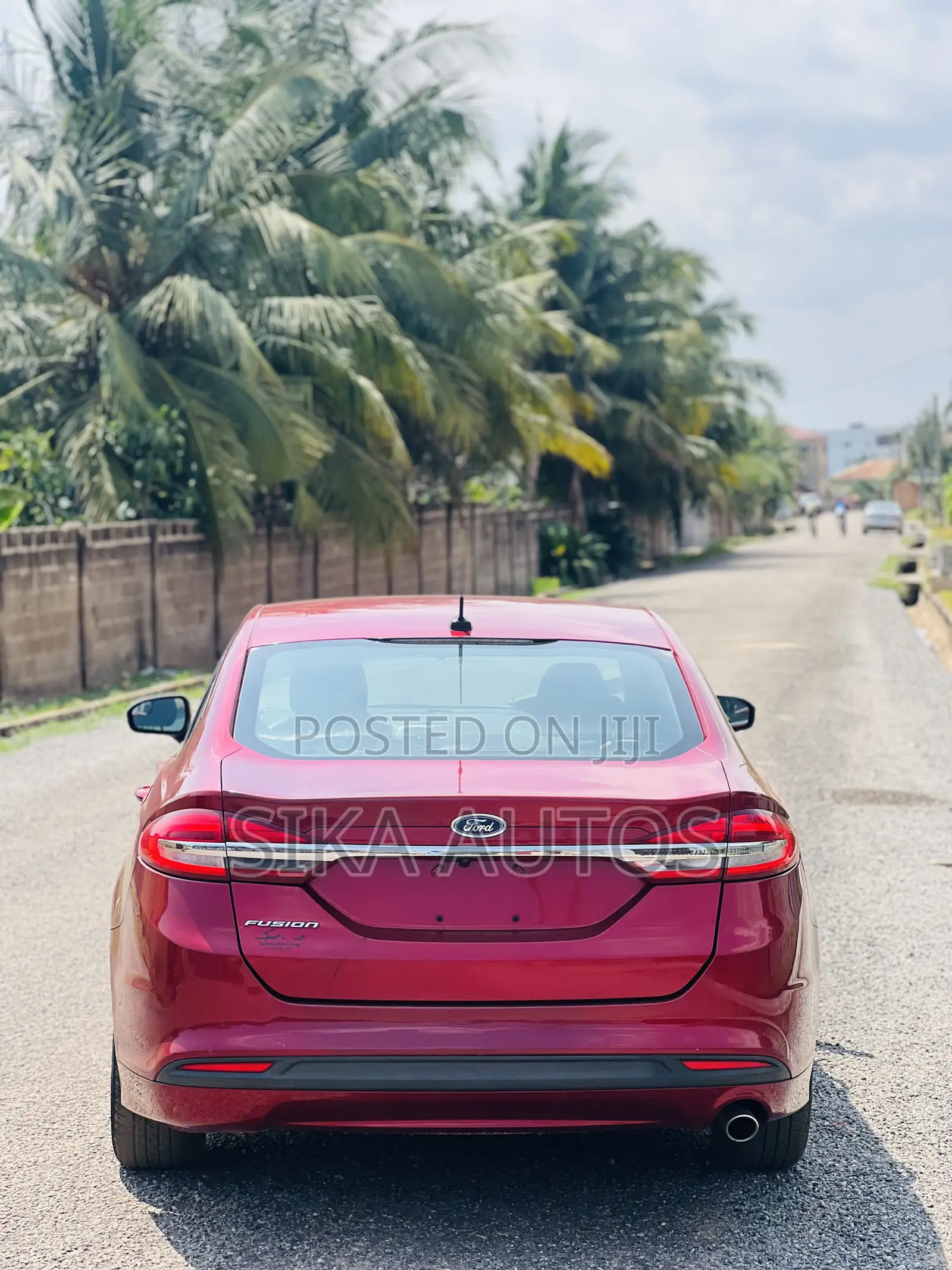 Ford Fusion SE AWD 2017 Red