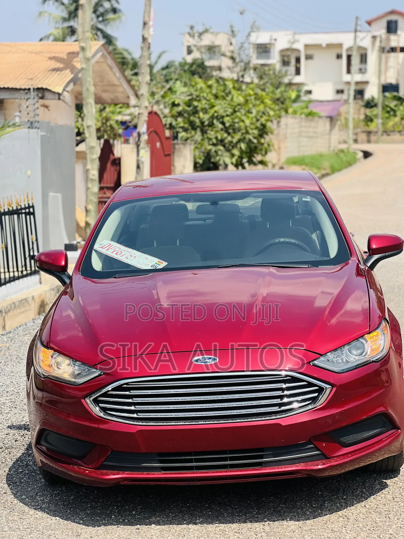 Ford Fusion SE AWD 2017 Red