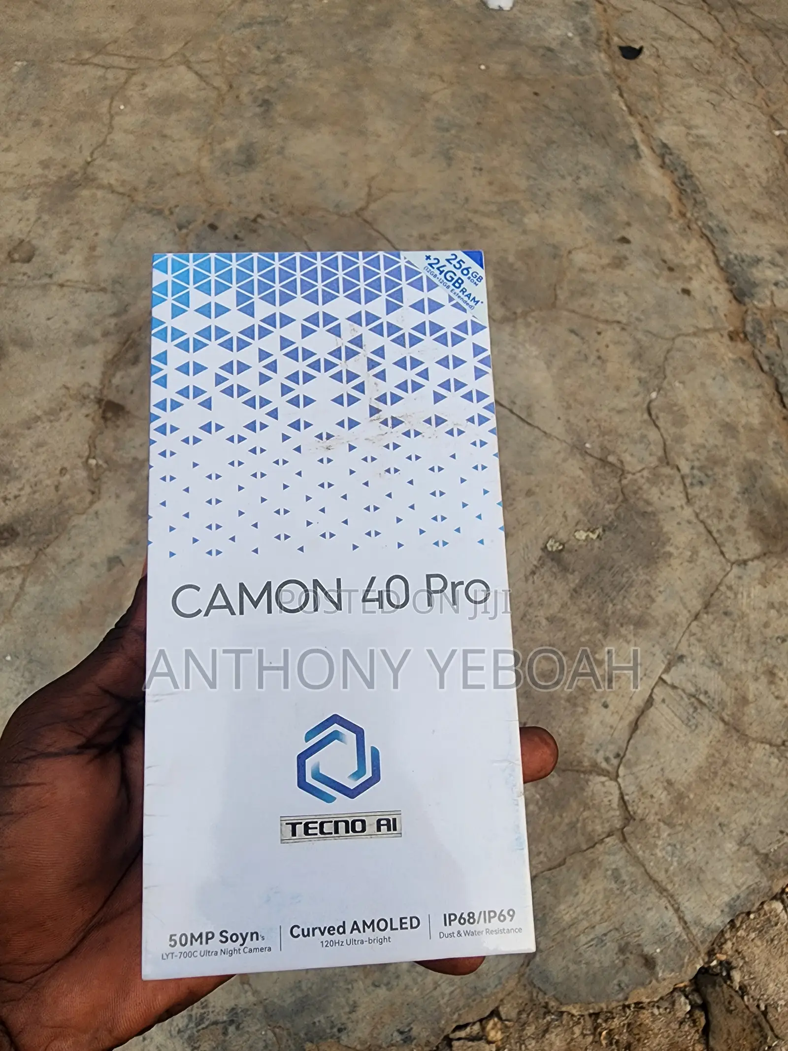 New Tecno Camon 40 Pro 5G 256 GB Black