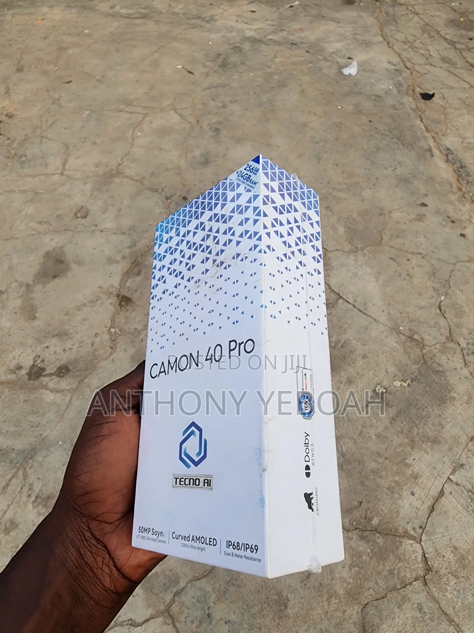 New Tecno Camon 40 Pro 5G 256 GB Black