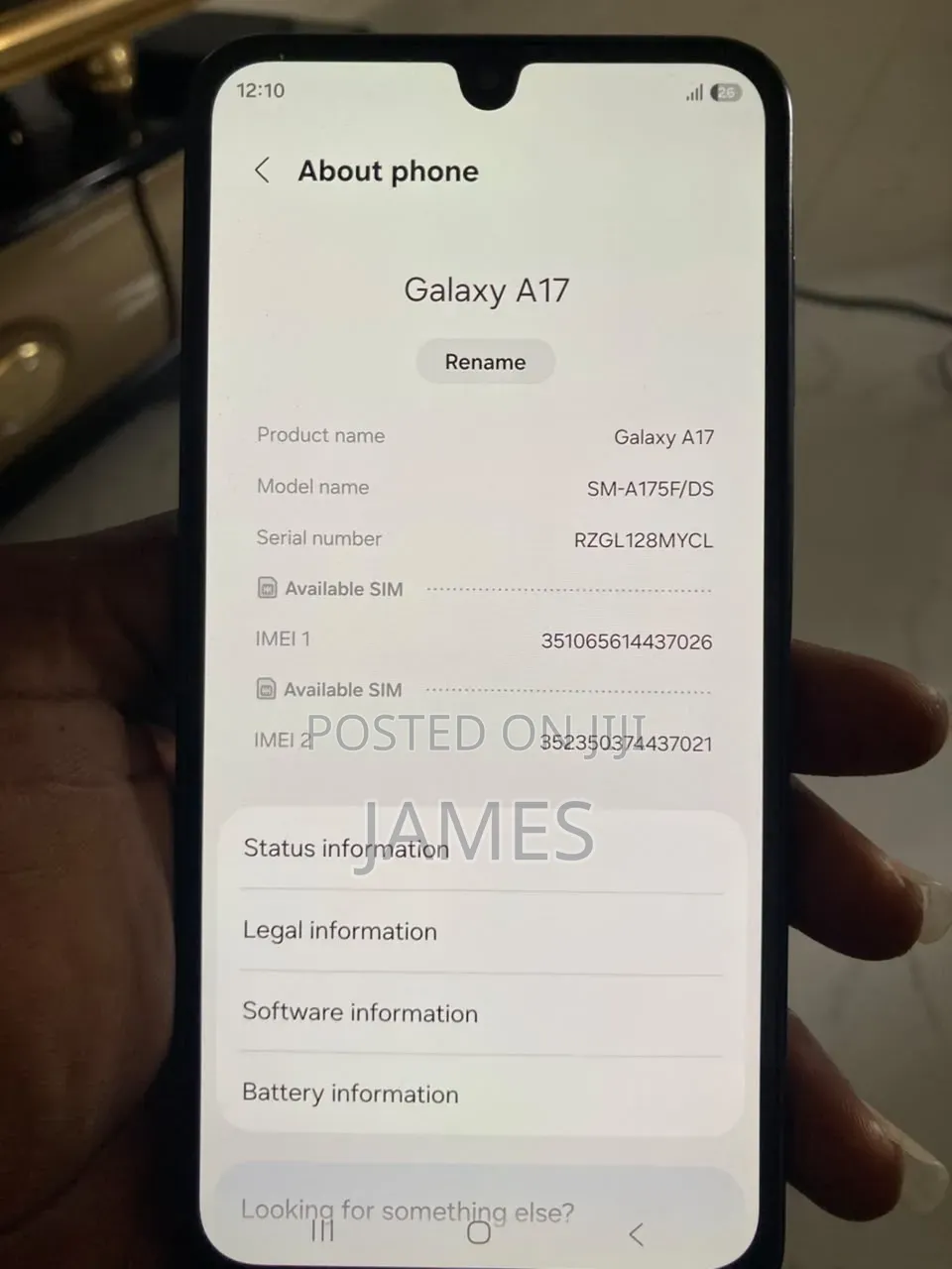 Samsung Galaxy A17 128 GB Black