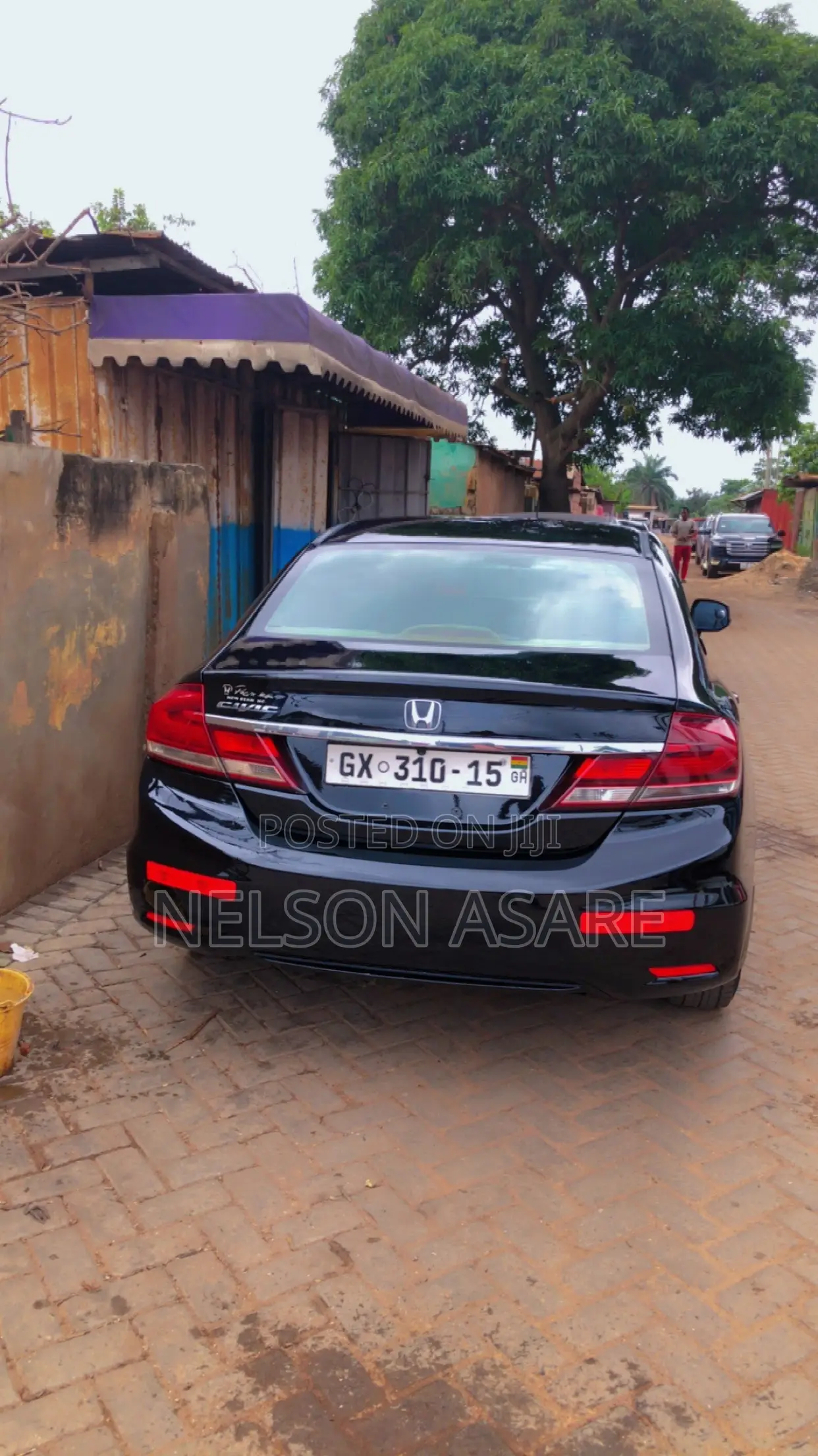 Honda Civic EX-L 4dr Sedan w/Nav (1.8L 4cyl CVT) 2014 Black