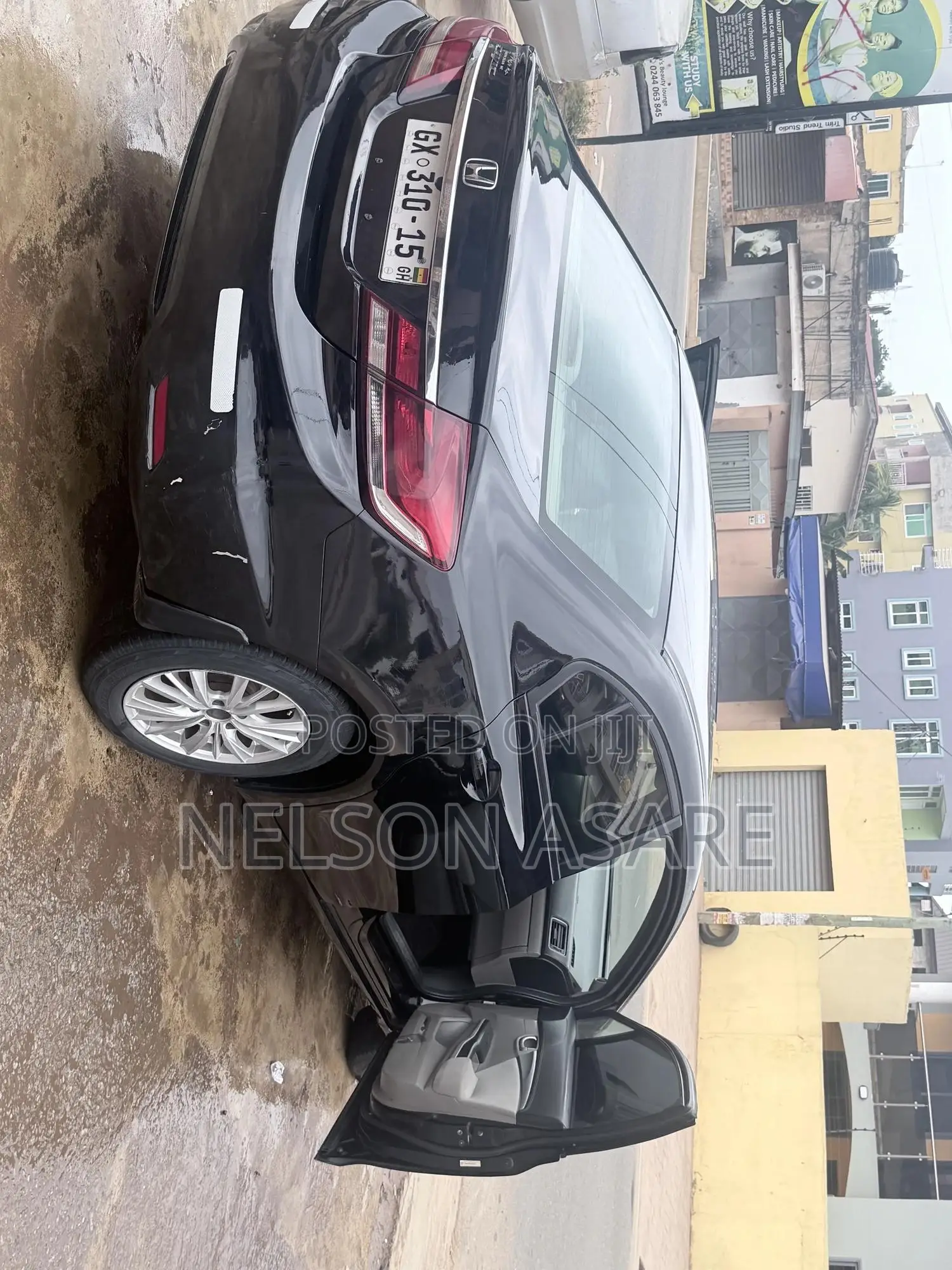 Honda Civic EX-L 4dr Sedan w/Nav (1.8L 4cyl CVT) 2014 Black