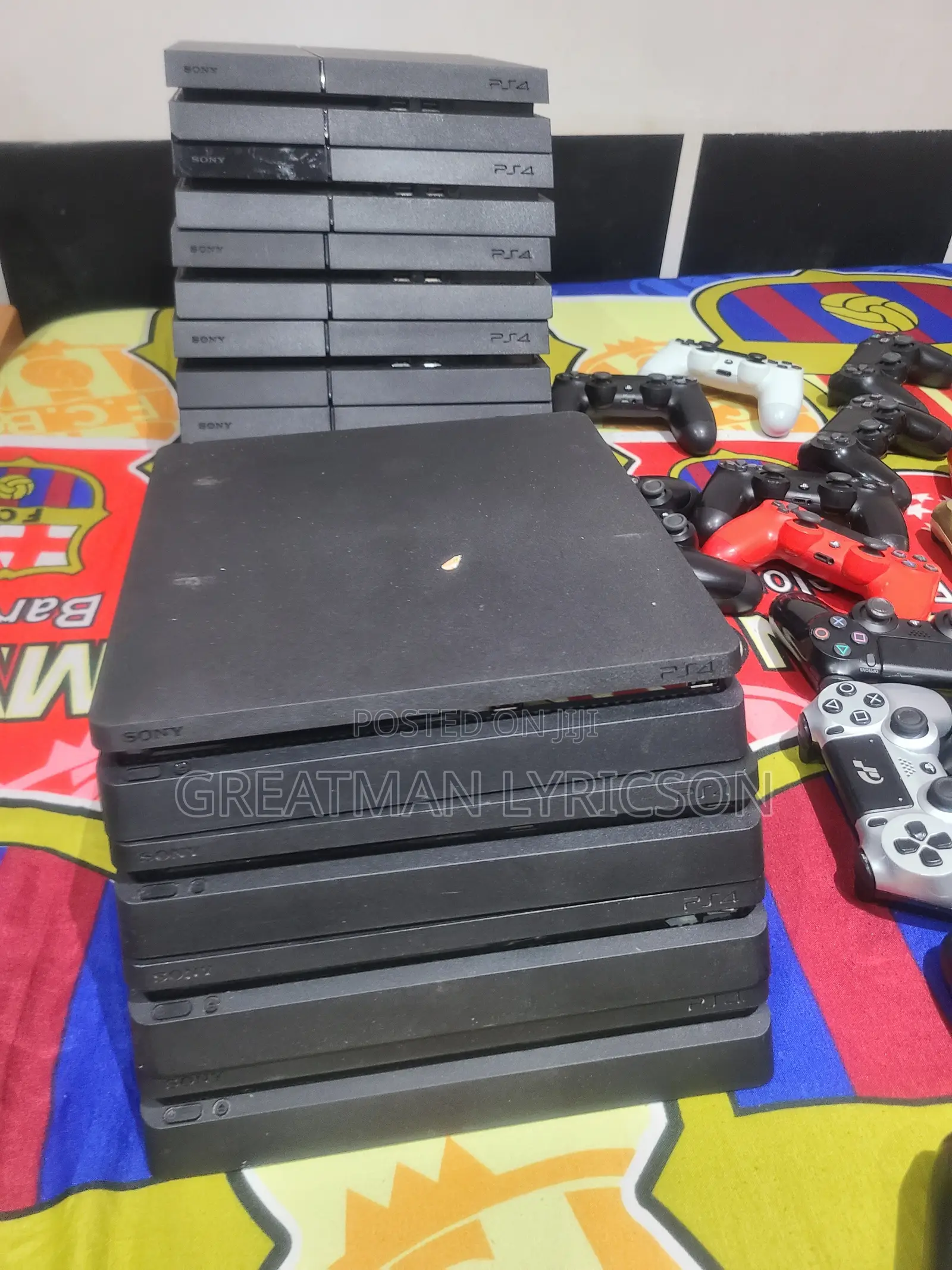 PS4 Slim Empty Console Without a Controller
