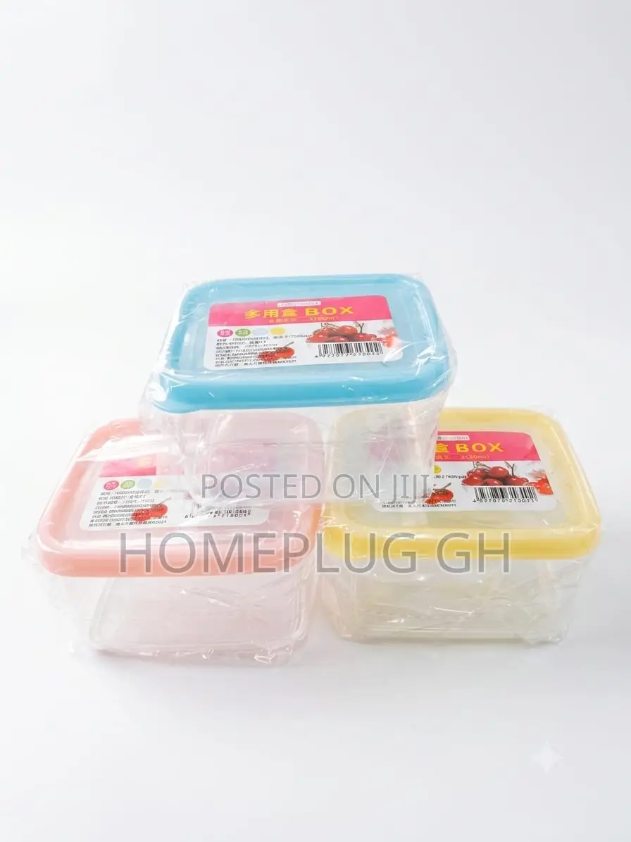 Plastic Food Storage Containers 4pcs