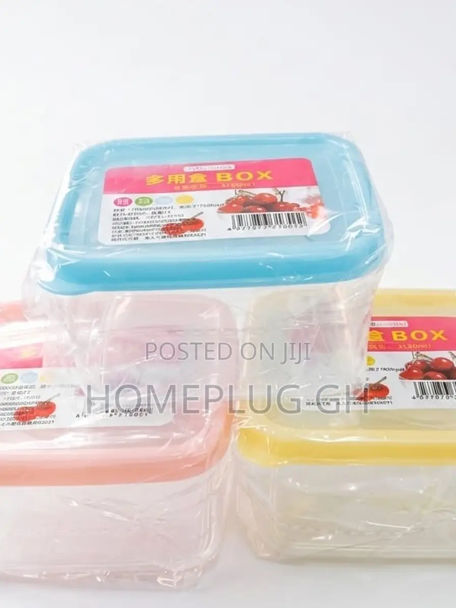 Plastic Food Storage Containers 4pcs