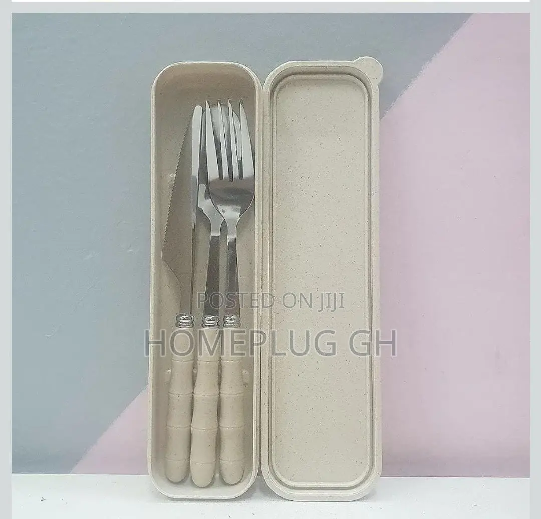 Student Cutlery Set With Holder