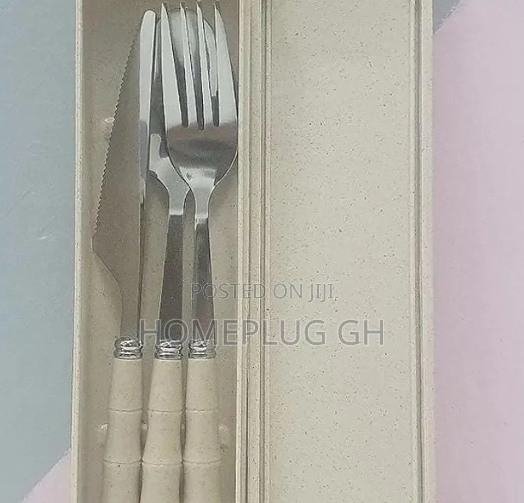 Student Cutlery Set With Holder