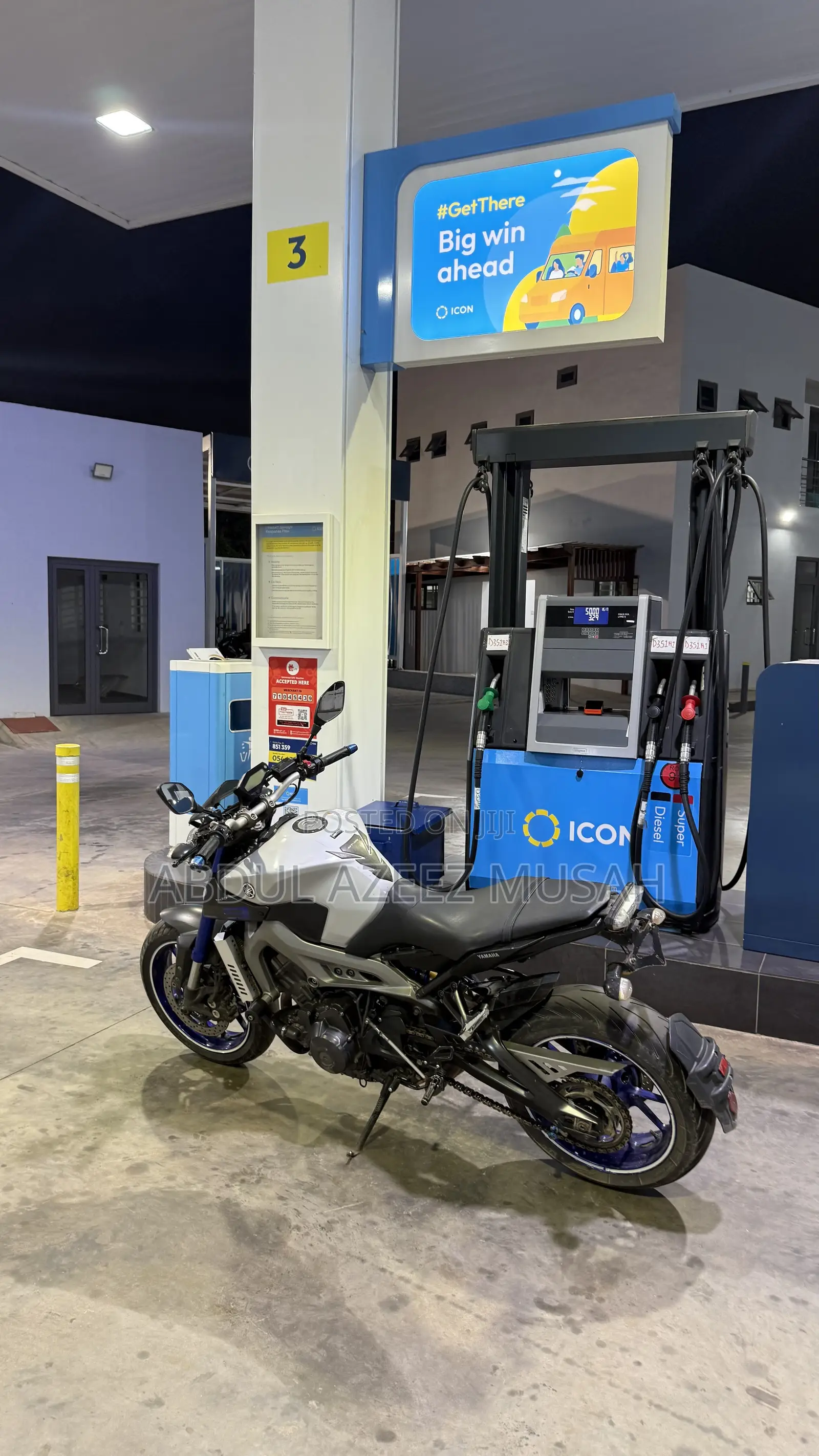 Yamaha MT-09 2017 Gray