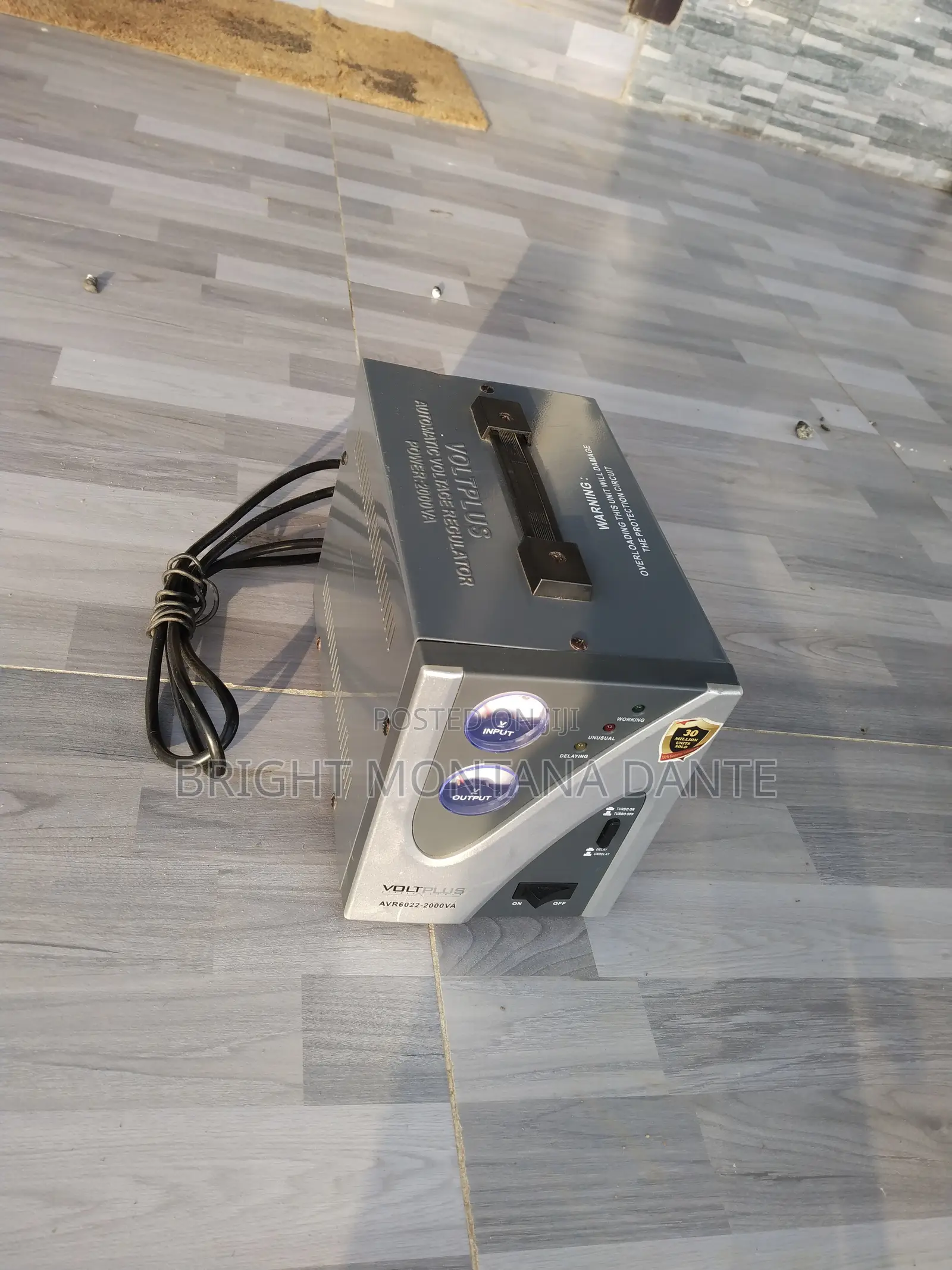 Used Voltplus Stabilizer. Text Me if Interested.