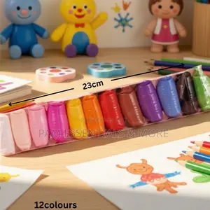12-Piece Dry Non-Toxic Clay