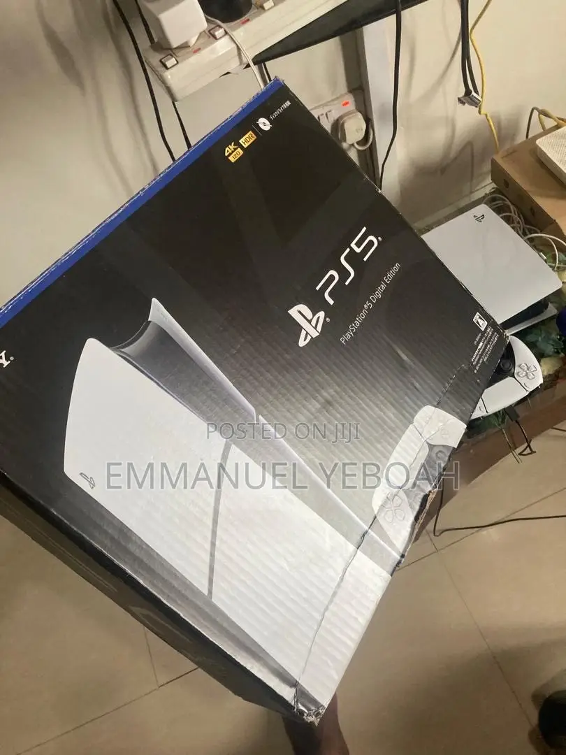 PS5 Digital With 2 Controllers and 8 Games