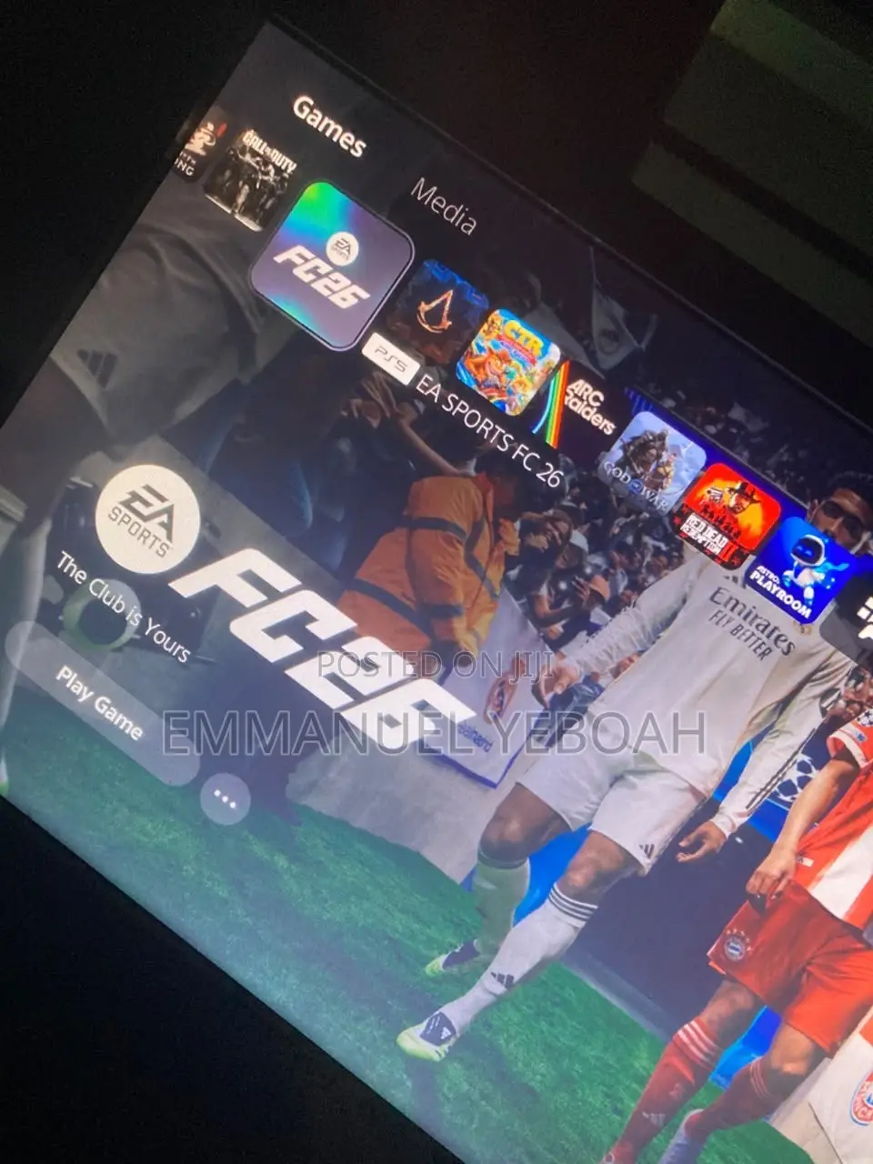 PS5 Digital With 2 Controllers and 8 Games