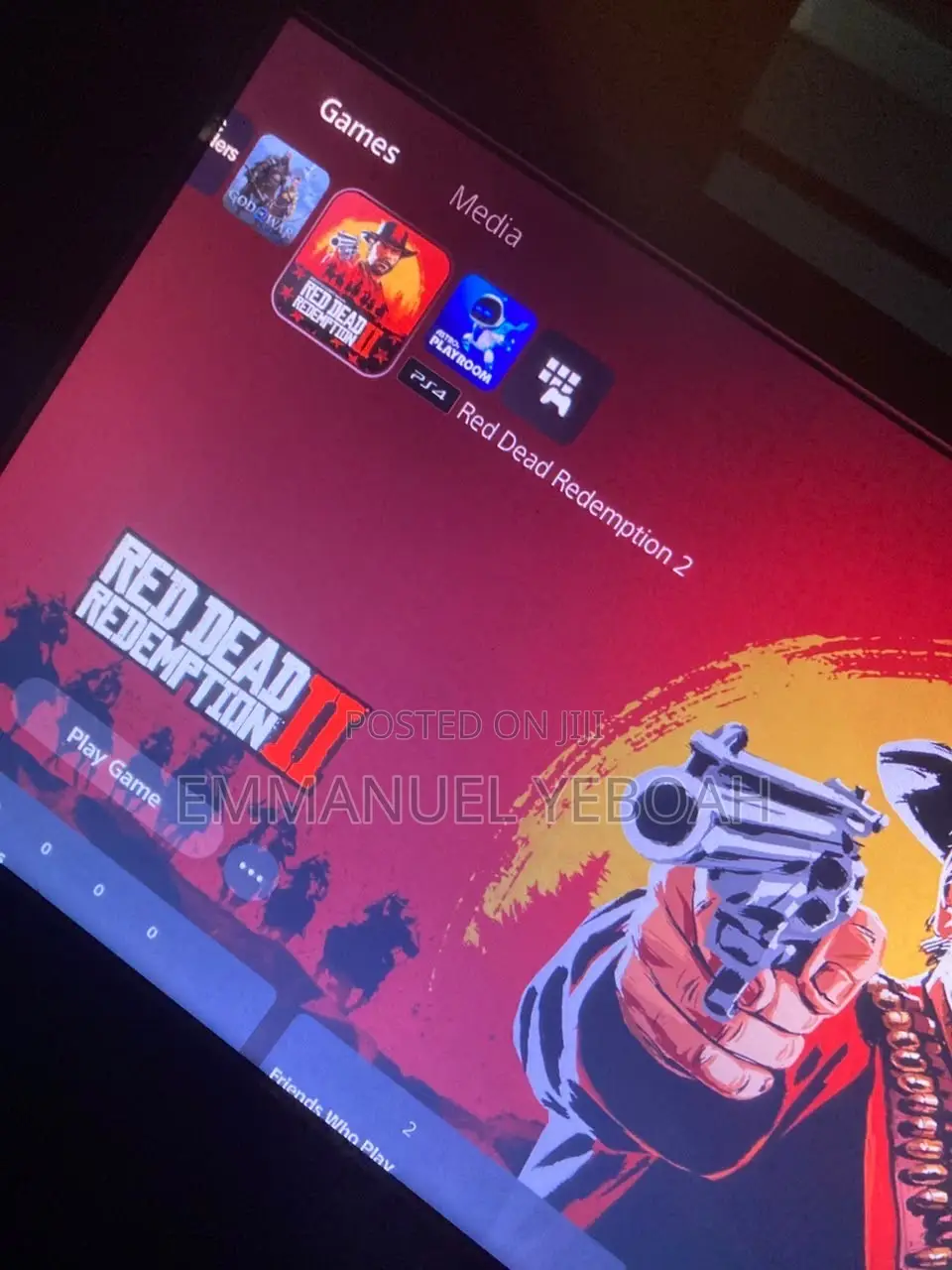 PS5 Digital With 2 Controllers and 8 Games