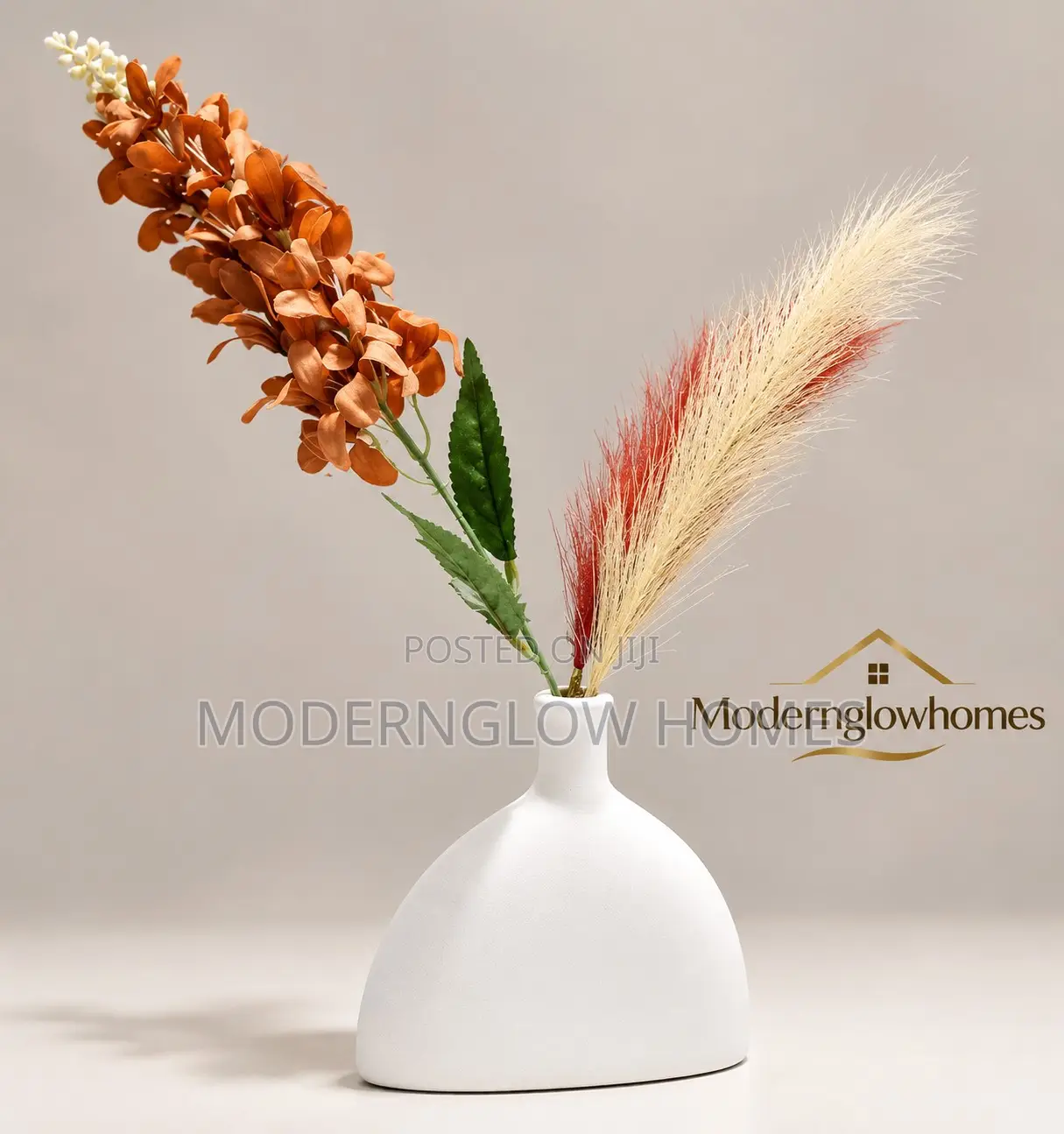 Vase With Grass