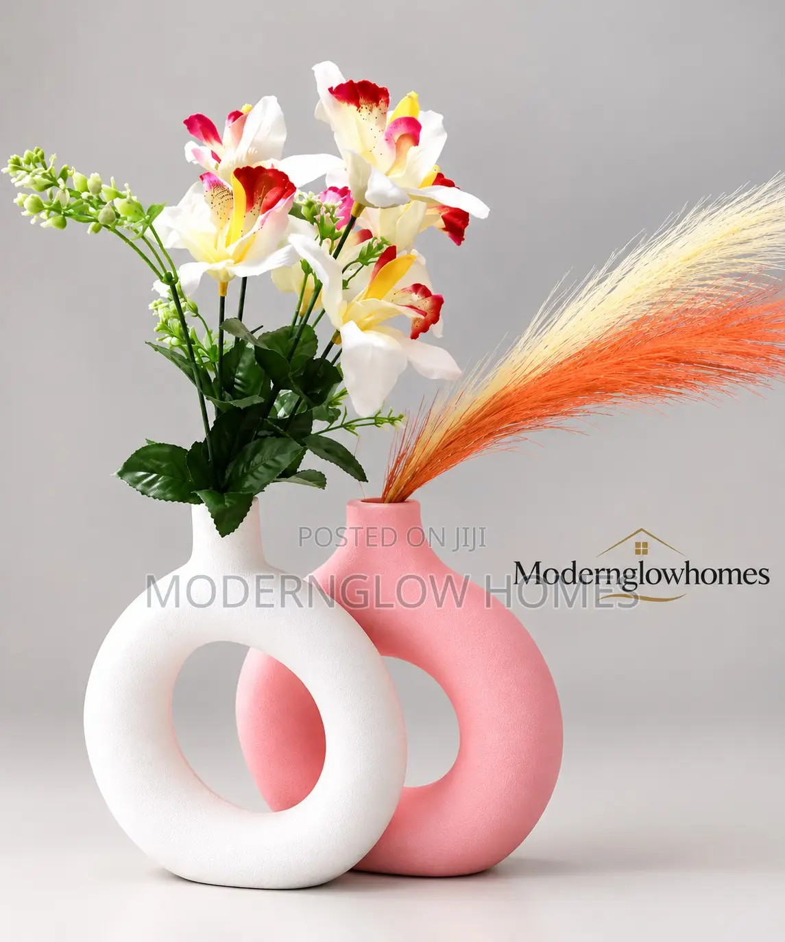 Vase With Grass
