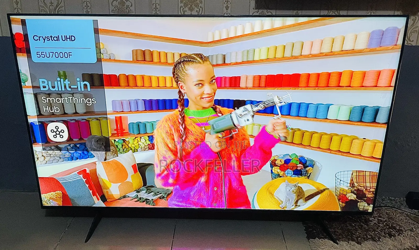 Uk Used Samsung Crystal 4K HDR Smart Digital Satellite 55 Inches 2025