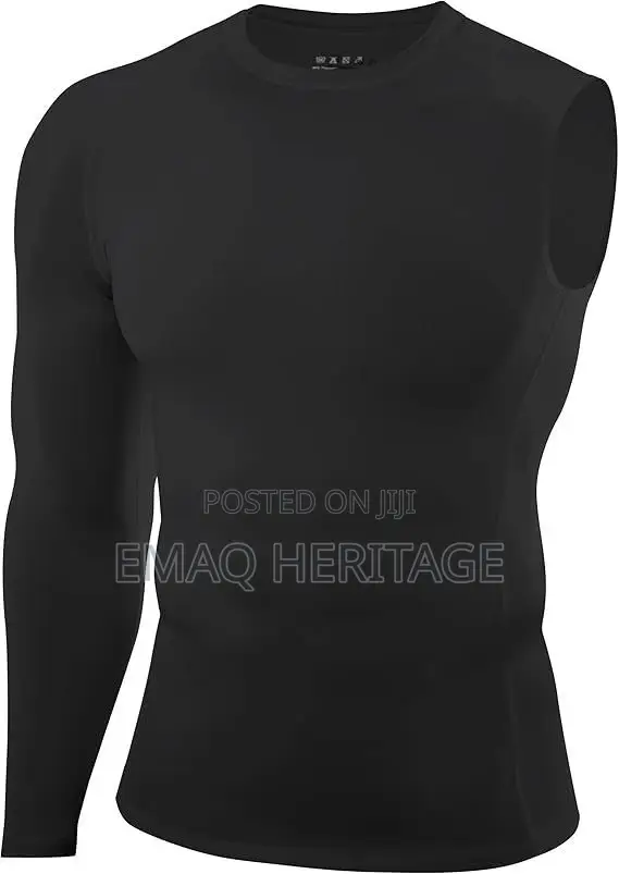 Men's Single Arm Long Sleeve Compression Shirt