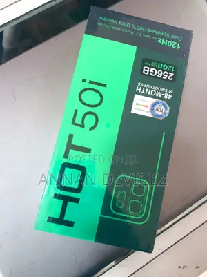 New Infinix Hot 50i 256 GB Black