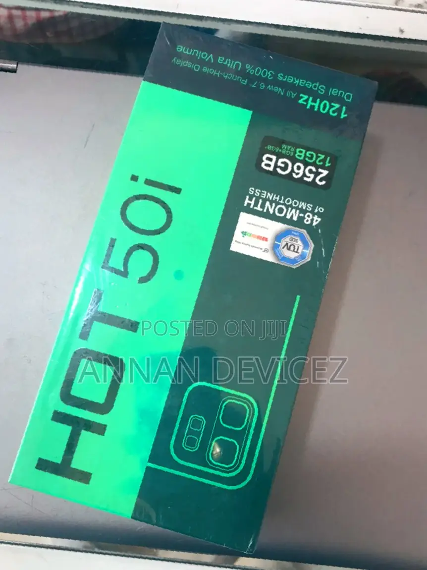 New Infinix Hot 50i 256 GB Black