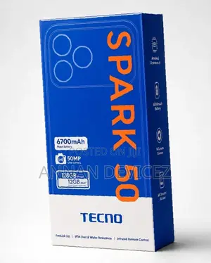 New Tecno Spark 50 128 GB Black