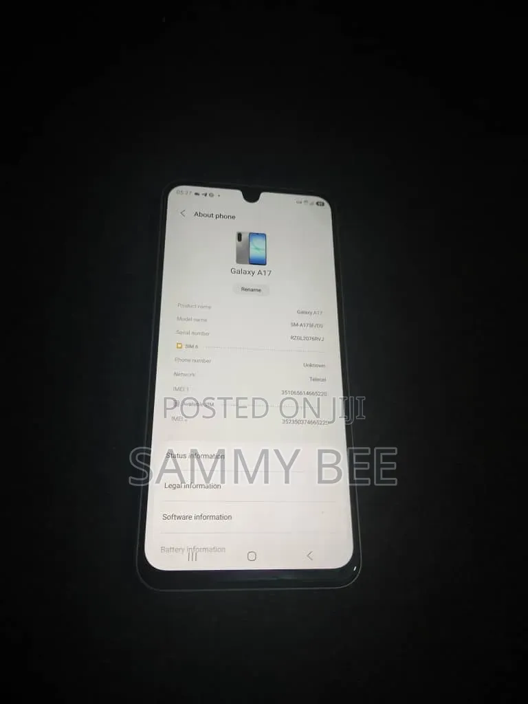 Samsung Galaxy A17 128 GB Silver