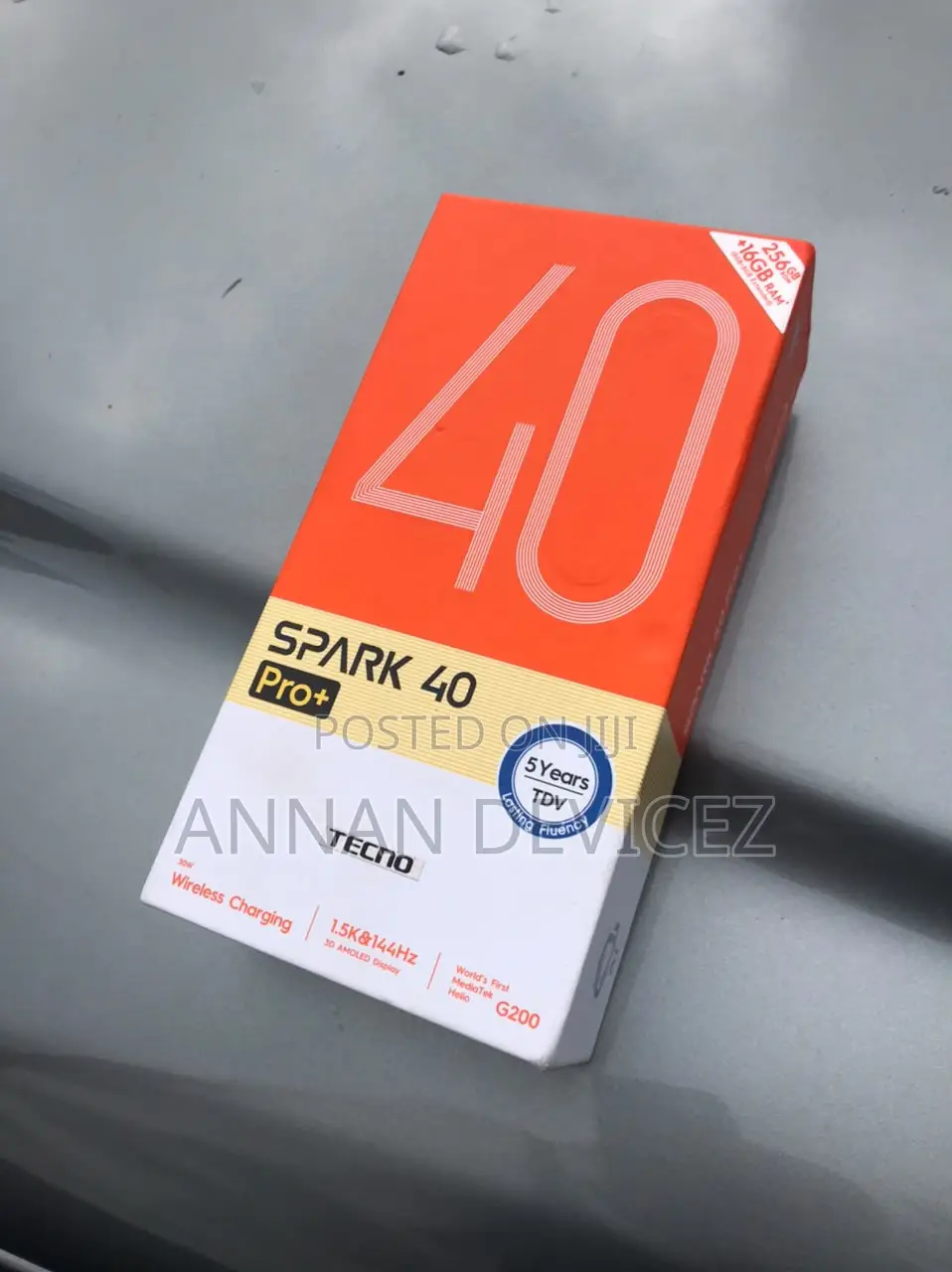 New Tecno Spark 40 Pro+ 256 GB Black