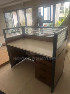 Single Wooden Reception Front Desk