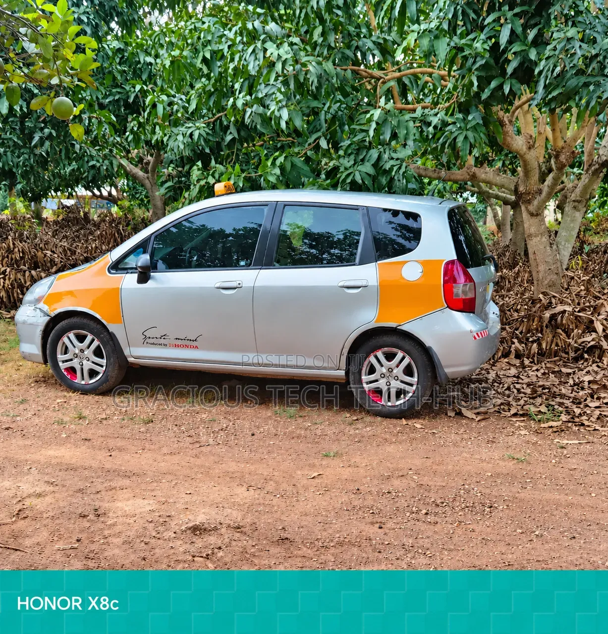 Honda Fit Sport FWD 2007 Silver