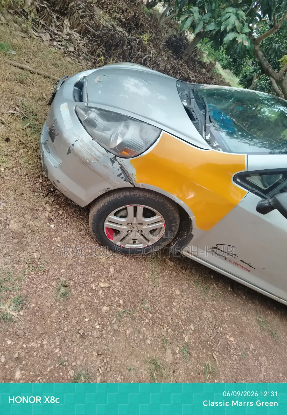Honda Fit Sport FWD 2007 Silver