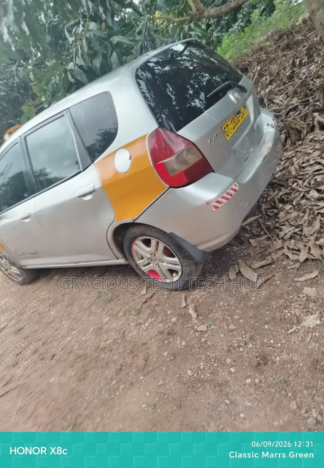 Honda Fit Sport FWD 2007 Silver
