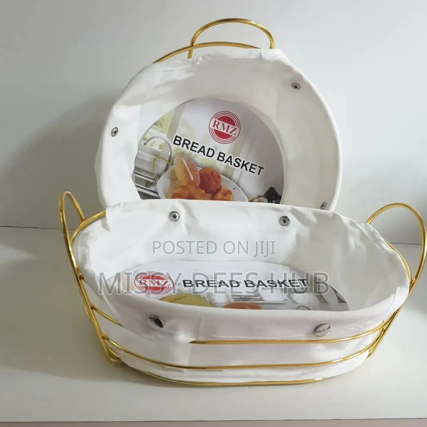 Gold Metallic Bread Basket